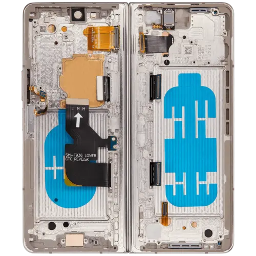 Inner OLED Assembly With Frame For Samsung Galaxy Z Fold 4 5G (US & International) (Refurbished) (Beige) – Image 5
