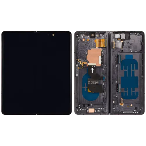 Écran OLED interne avec cadre pour Samsung Galaxy Z Fold 4 5G (États-Unis et international) (Pack de service) (Noir fantôme) – Image 2