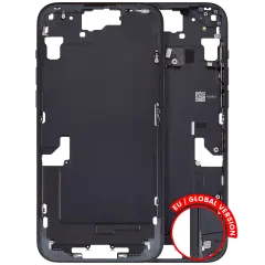 Mid-cadre châssis W/ Small Parts pour iPhone 15 Plus (EU / Global Version) (Used OEM Pull: Grade A) (noir)