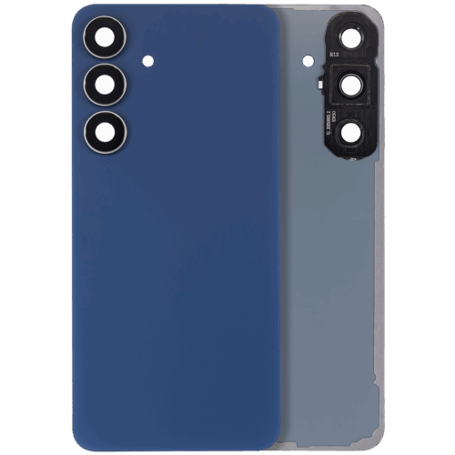 Back Cover Glass With Camera Lens For Samsung Galaxy S25 FE (No Logo) (Aftermarket Plus) (Navy)