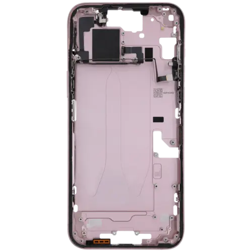 Mid-Frame Housing W/ Small Parts For iPhone 15 Plus (US Version) (Used OEM Pull: Grade A) (Pink) – Image 5