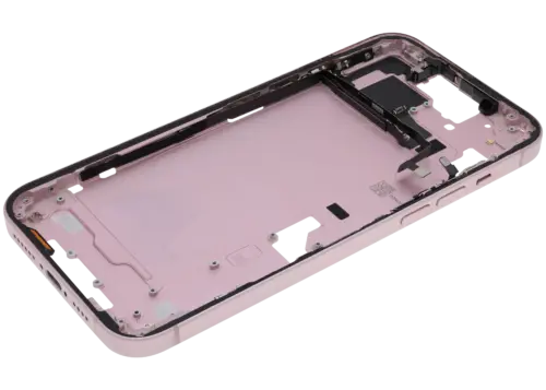 Mid-Frame Housing W/ Small Parts For iPhone 15 Plus (US Version) (Used OEM Pull: Grade A) (Pink) – Image 6