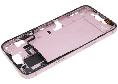Mid-Frame Housing W/ Small Parts For iPhone 15 Plus (US Version) (Used OEM Pull: Grade A) (Pink) – Image 7