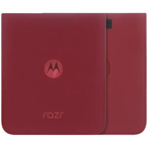 Back Cover Glass For Motorola Razr Plus / Razr 60 Ultra (XT2551 / 2025) (Genuine OEM) (Rio Red)