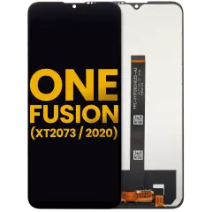 LCD Assembly Without Frame For Motorola One Fusion (XT2073 / 2020) (Refurbished) (Black)