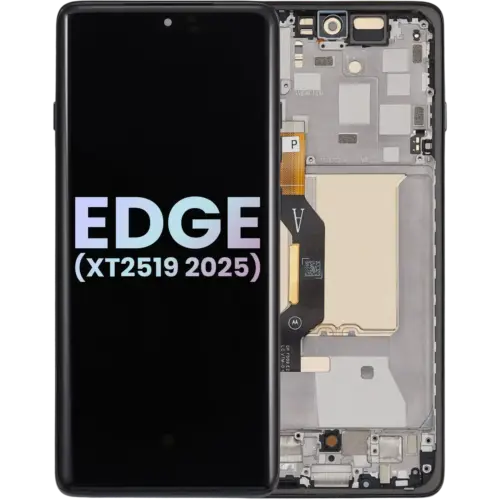 OLED Assembly With Frame For Motorola Moto Edge (XT2519 / 2025) (Genuine OEM) (Deep Forest)