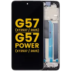 LCD Assembly With Frame For Motorola Motorola Moto G57 (XT2537 / 2025) / G57 Power 5G (XT2537 / 2025) (Refurbished) (All Colors)