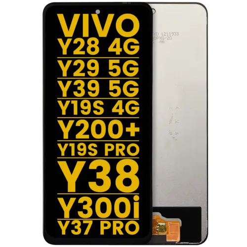LCD Assembly Without Frame For Vivo Y28 4G / Y29 5G / Y39 5G / Y19s 4G / Y200+ / Y19s Pro / Y38 / Y300i / Y37 Pro (Refurbished) (All Colors)