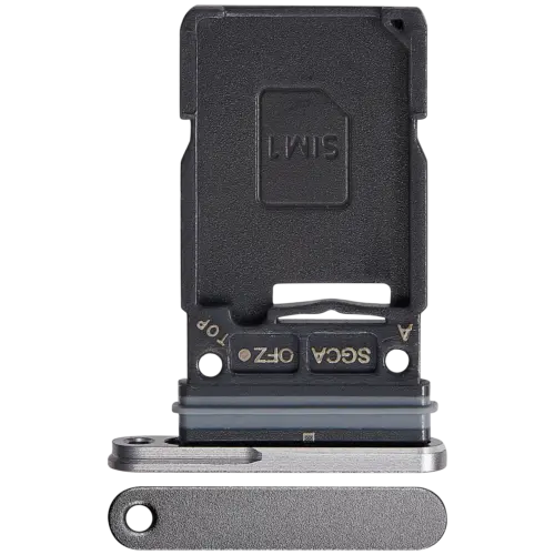 Single Sim Card Tray For Samsung Galaxy S25 FE 5G (Gray) (Premium)