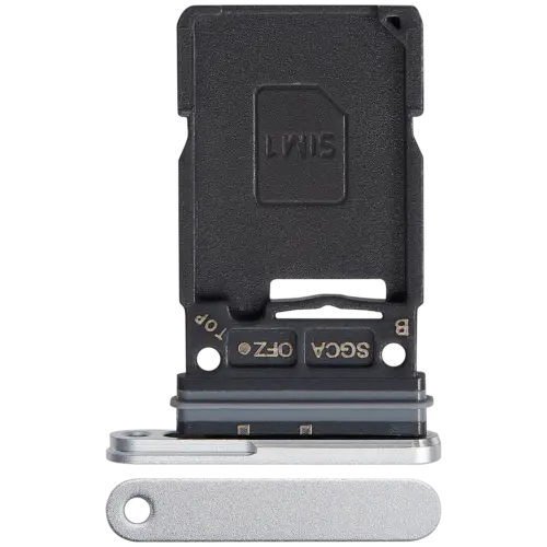 Single Sim Card Tray For Samsung Galaxy S25 FE 5G (White) (Premium)