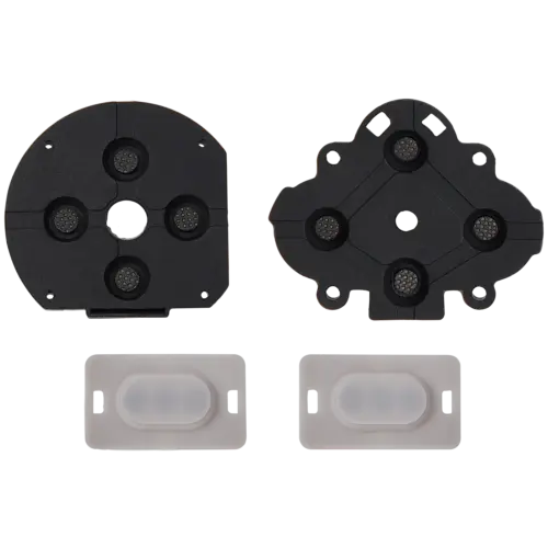 Left Right Rubber Conductive D-Pad Buttons Set For PlayStation Portable PSP 1000 (4 Piece Set)