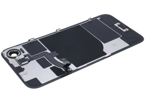 Vitre arrière avec aimant MagSafe, NFC et nappe de lampe torche pour iPhone 16e (Pièce d'origine constructeur) (Blanc) – Image 7