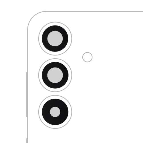 Back Camera Lens (Glass Only) With Adhesive For Samsung Galaxy S25 FE 5G (Premium)