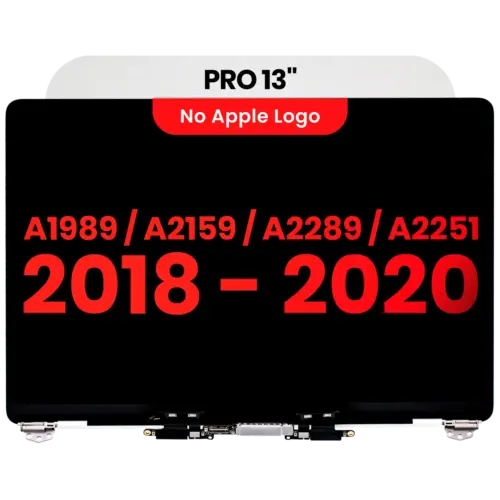 Écran LCD complet pour MacBook Pro 13" A1989 (2018-2019) / A2159 (2019) / A2289 / A2251 (2020) (Pièce de rechange Plus) (Argent) – Image 6