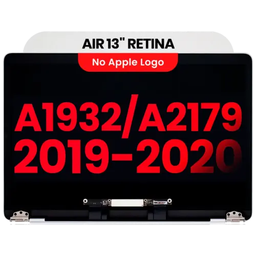 Écran LCD complet pour MacBook Air 13" A1932 (2019) / A2179 (2020) (compatible qualité supérieure) (Argent)