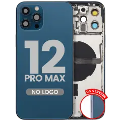 Back châssis W/ Small Parts pour iPhone 12 Pro Max (US Version) (compatible qualité supérieure) (Pacific Blue)