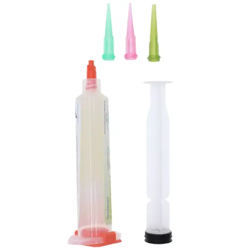 Tacky Flux Paste 10cc Syringe Water-Washable (LF-4300 / 16040) (Amtech) – Image 3