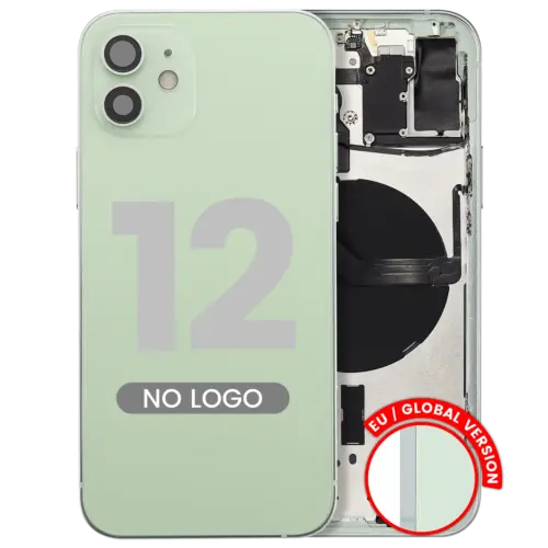 Coque arrière avec petites pièces pour iPhone 12 (version UE/globale) (pièce de rechange Plus) (vert) – Image 3