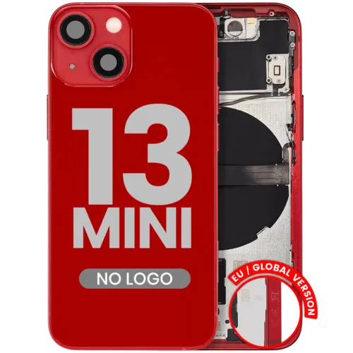 Back châssis W/ Small Parts pour iPhone 13 Mini (EU / Global Version) (compatible qualité supérieure) (rouge)