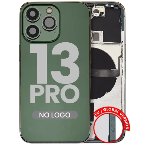 Coque arrière avec petites pièces pour iPhone 13 Pro (version UE/globale) (compatible qualité supérieure) (vert alpin) – Image 2