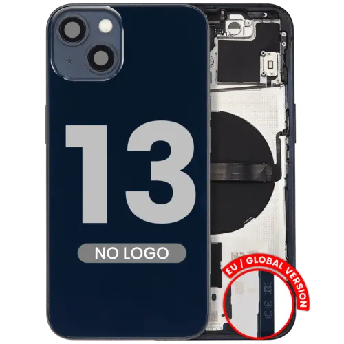 Coque arrière avec petites pièces pour iPhone 13 (version UE/globale) (compatible qualité supérieure) (minuit) – Image 3
