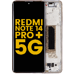OLED Assembly With Frame For Xiaomi Redmi Note 14 Pro Plus 5G (Refurbished) (Sand Gold)