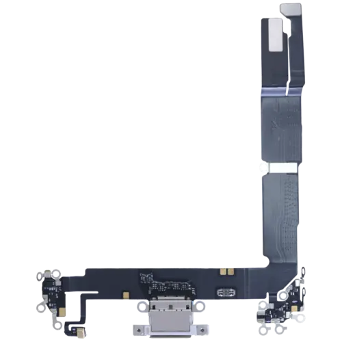 Charging Port Flex Cable With Board For iPhone 16 Plus (Genuine OEM) (White)