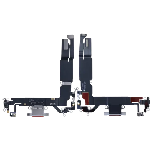 Charging Port Flex Cable With Board For iPhone 16 (EU / UK / CA) (Genuine OEM) (White) – Image 2