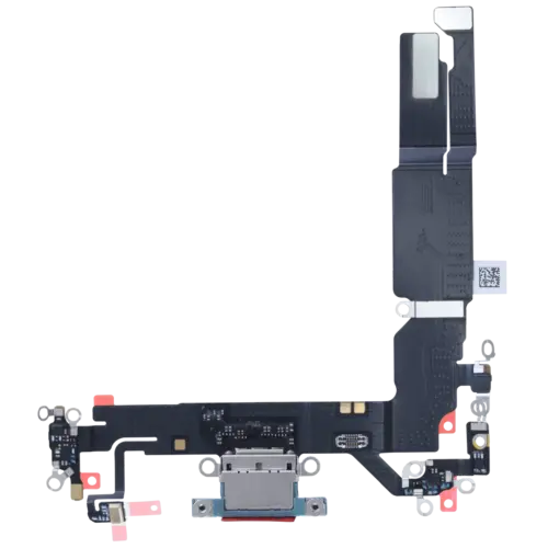 Charging Port Flex Cable With Board For iPhone 16 (EU / UK / CA) (Genuine OEM) (Teal)