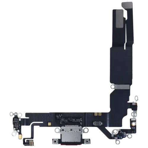 Charging Port Assembly For iPhone 16 (mmWave) (Genuine OEM) (Black)