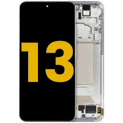OLED Assembly With Frame For Xiaomi 13 (Refurbished) (Flora Green)