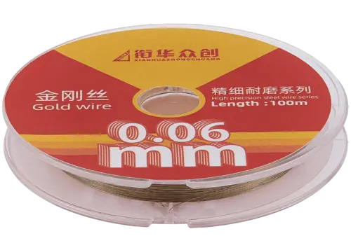 Molybdenum Screen Cutting Steel Wire (0.06MM x 100M) (XHZC) – Image 4