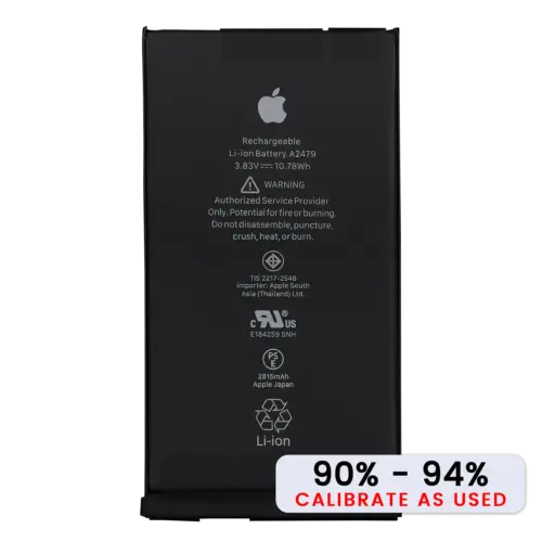 Replacement Battery for iPhone 12 / 12 Pro (Used OEM Pull: Grade C / SOH 90% to 94%)