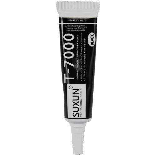 Colle noire multi-usages haute résistance T7000 (15 ml / Suxun) (Noir) – Image 3