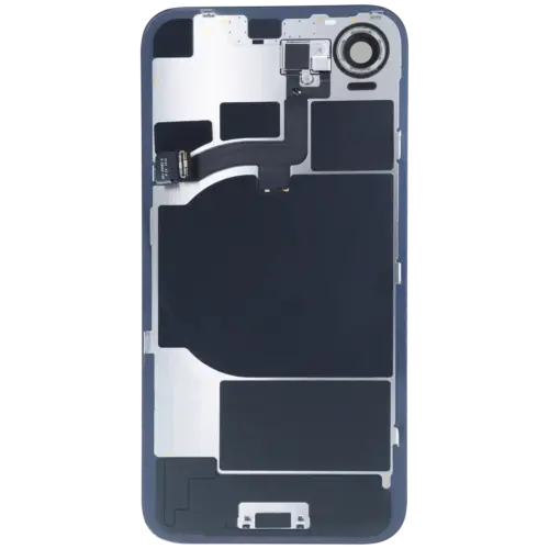 Back Glass w/ Wireless NFC Charging Flex & Flashlight Flex For iPhone 16e (Service Pack) (Black) – Image 5