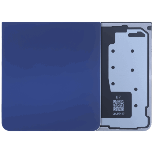 Bottom Back Cover Glass For Samsung Galaxy Z Flip 7 5G (Service Pack) (Blue)