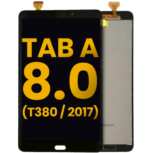 LCD Assembly Without Frame For Samsung Galaxy Tab A 8.0" (2017) (T380) (WiFi Version) (Refurbished) (White)