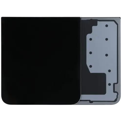Bottom Back Cover Glass For Samsung Galaxy Z Flip 7 FE 5G (Service Pack) (Black)