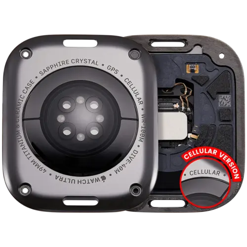 Back Cover Assembly For Watch Series Ultra (3rd Gen) (49MM) (LET Version) (Space Black)
