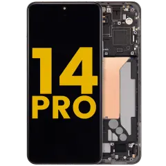 Bloc écran OLED avec cadre pour Xiaomi 14 Pro (reconditionné) (titane)