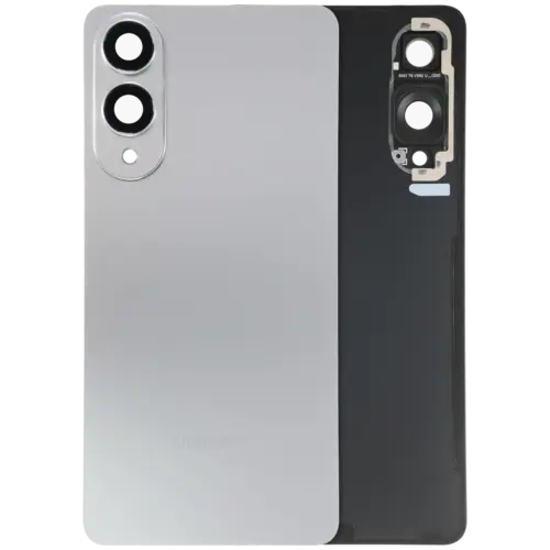 Back Cover Glass With Camera Lens For Samsung Galaxy S25 Edge 5G (Service Pack) (Titanium Silver)