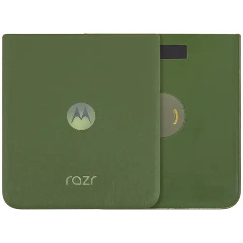 Back Cover Glass For Motorola Razr Plus / Razr 50 Ultra (XT2451 / 2024) / Razr Plus 2025 (XT2557 / 2025) (Premium) (Spring Green)