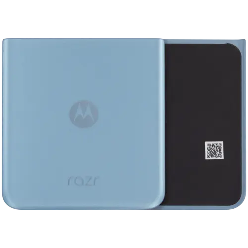 Bottom cache arrière verre pour Motorola Razr Plus / Razr 40 Ultra (XT2321 / 2023) (premium) (Glacier Blue)