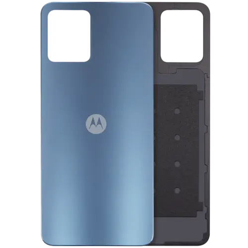 Cache arrière verre pour Motorola Moto G23 (XT2333 / 2023) (premium) ((Steel Blue)