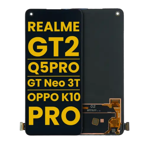 OLED Assembly Without Frame For Realme GT2 / Q5 Pro / GT Neo 3T / OPPO K10 Pro (Refurbished) (All Colors)