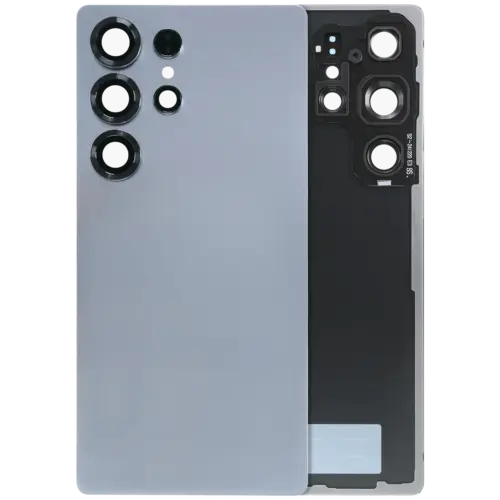 Back Cover Glass With Camera Lens For Samsung Galaxy S25 Ultra 5G (Service Pack) (Titanium Silver Blue)