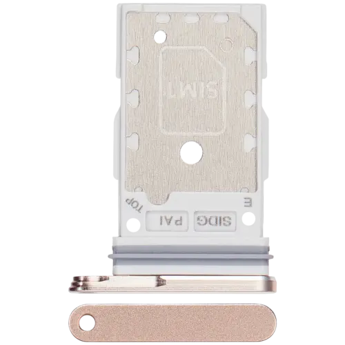 Dual Sim Card Tray For Samsung Galaxy S26 Plus (S947) (Pink Gold)