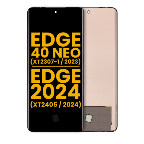 OLED Assembly Without Frame For Motorola Moto Edge 40 Neo (XT2307-1 / 2023) / Moto Edge 2024 (XT2405 / 2024) (Refurbished) (All Colors)