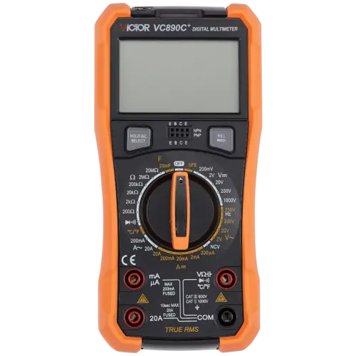 Victor VC890C+ Digital DMM Multimeter Ohm Voltmeter