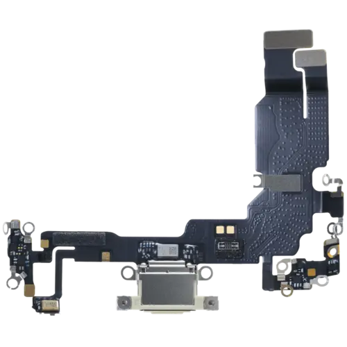 Charging Port Flex Cable With Board For iPhone 15 (Genuine OEM) (Yellow)